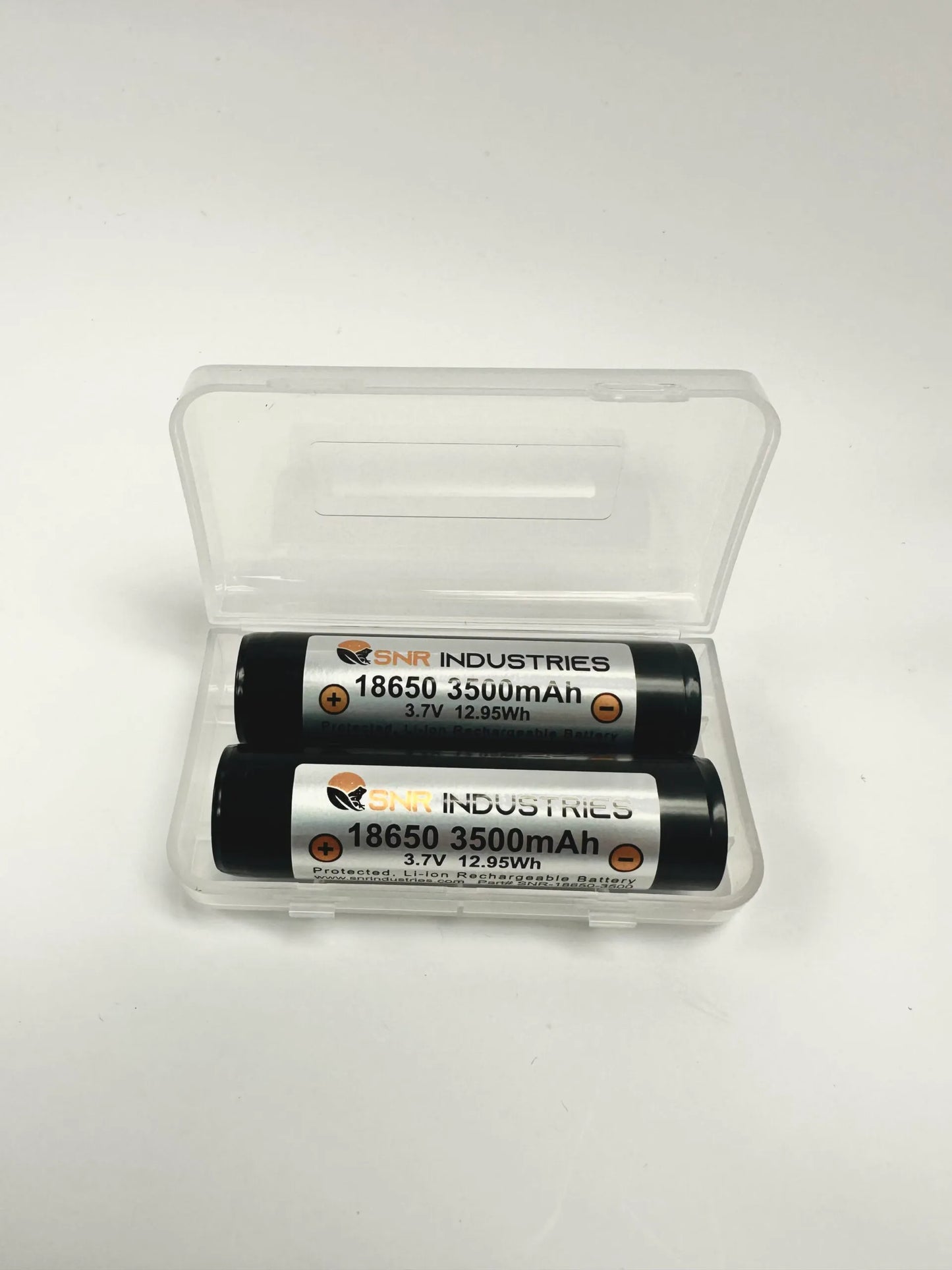 18650 3500mAh Protected Button Top Battery (2 Batteries)